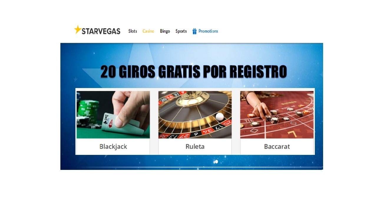 Casino Starvegas 20 giros gratis