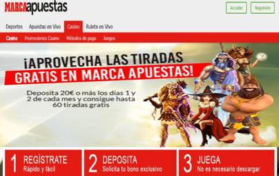 Tiradas gratis en Marca Apuestas